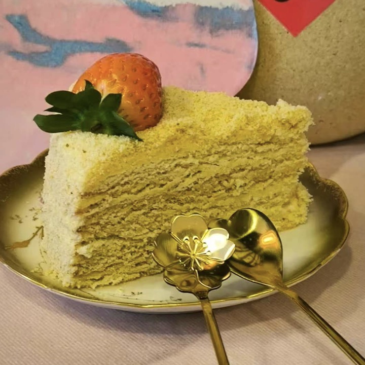 Gâteau mille-feuille au miel